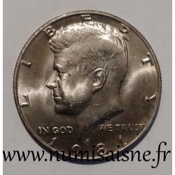 ÉTATS UNIS - KM A 202 b - 1/2 DOLLAR 1981 D - Denver - KENNEDY