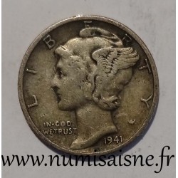 UNITED STATES - KM 140 - 1 DIME 1941 D - Denver - MERCURY