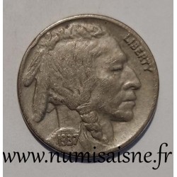 ETATS UNIS - KM 134 - 5 CENTS 1937 - BUFFALO