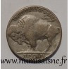 ETATS UNIS - KM 134 - 5 CENTS 1937 - BUFFALO