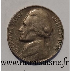 VEREINIGTE STAATEN - KM A 192 - 5 CENTS 1964 - Philadelphia - THOMAS JEFFERSON