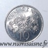 SINGAPORE - KM 51 - 10 CENTS 1985 - Jasmine