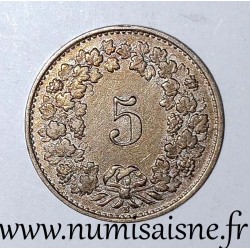 SUISSE - KM 26 - 5 RAPPEN 1928 B