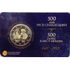 BELGIQUE - 2 EURO 2021 - CHARLES V - Coincard