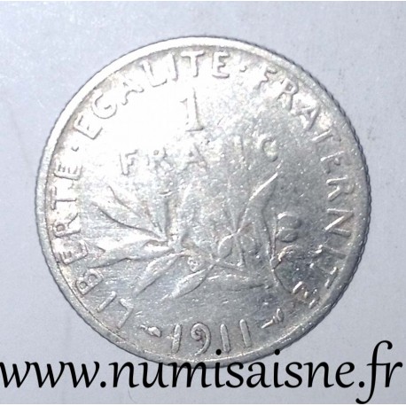 FRANCE - KM 844 - 1 FRANC 1911 - TYPE SOWER FRANCE - KM 844 - 1 FRANC 1911 - TYPE SOWER