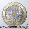 FRANKCE - KM 1008 - 20 FRANCS 1992 - TYPE MONT SAINT MICHEL - V Closed - 5 Reeded rows