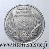 FRANCE - KM 887 - 5 FRANCS 1933 TYPE L. BAZOR - VARIETY 'L' FAR