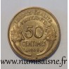 FRANCE - KM 894 - 50 CENTIMES 1940 - TYPE MORLON