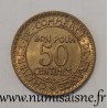 FRANKREICH - KM 884 - 50 CENTIMES 1926 - TYP HANDELSKAMMER