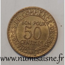 FRANKREICH - KM 884 - 50 CENTIMES 1927 - TYP HANDELSKAMMER