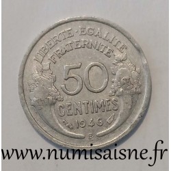 FRANCE - KM 914 - 50 CENTIMES 1946 B - Beaumont le Roger - TYPE MORLON ALU