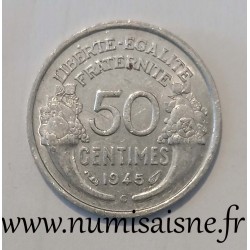 GADOURY 426a - 50 CENTIMES 1945 C - Castelsarrasin - TYPE MORLON ALU - KM 914