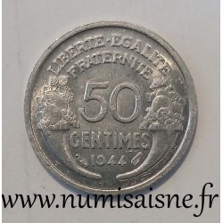 FRANCE - KM 914 - 50 CENTIMES 1944 - TYPE MORLON ALU