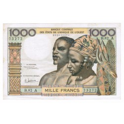 ÉTATS DE L'AFRIQUE DE L'OUEST - CÔTE D'IVOIRE - PICK 103 A f  - 1.000 FRANCS