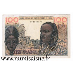 WEST AFRICAN STATES - PICK 101 ag  - 100 FRANCS 1966 - B C E A O
