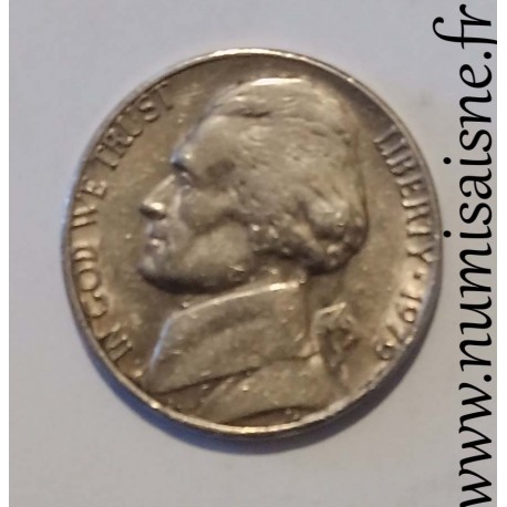 UNITED STATES - KM 192 - 5 CENTS 1979 - Philadelphia - THOMAS JEFFERSON