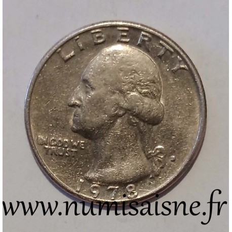 UNITED STATES - KM A 164 a - 1/4 DOLLAR 1978 D - Denver - GEORGE WASHINGTON