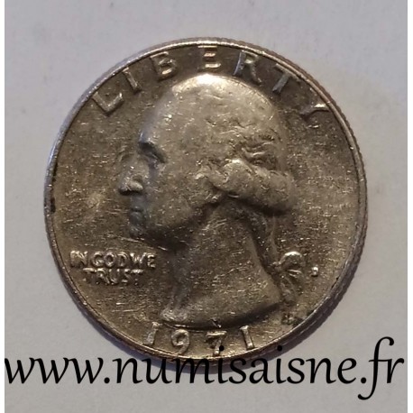 UNITED STATES - KM A 164 a - 1/4 DOLLAR 1971 D - Denver - GEORGE WASHINGTON