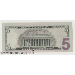UNITED STATES OF AMERICA - 5 DOLLAR 2017 - Abraham Lincoln - Replica for cinema