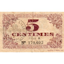 59 - LILLE - 5 CENTIMES - 31/10/1917