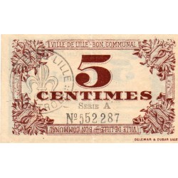 59 - LILLE - 5 CENTIMES - 31/10/1917