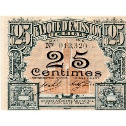 59 - LILLE - 25 CENTIMES - 05/1915
