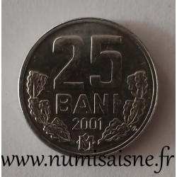 MOLDOVA - KM 3 - 25 BANI 2001