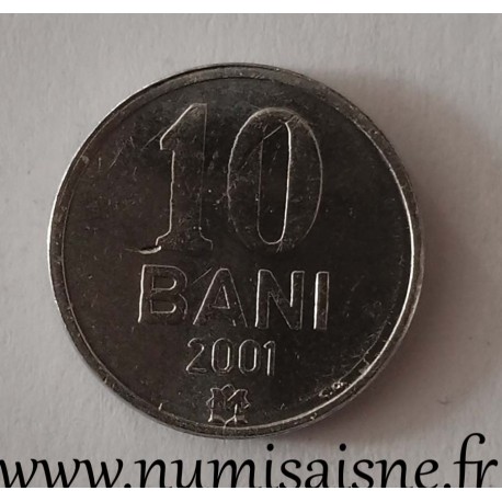 MOLDOVA - KM 7 - 10 BANI 2001