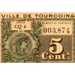 County 59 - TOURCOING - 5 CENTS - UNDATED