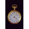 18 CARAT GOLD POCKET WATCH - 5 BRILLIANT 'PINK' SIZE