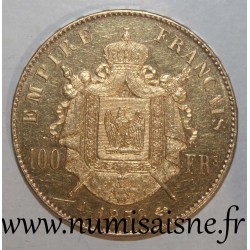 FRANCE - KM 786 - 100 FRANCS 1858 A - Paris - GOLD - TYP NAPOLEON III