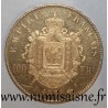 GADOURY 1135 - 100 FRANCS 1858 A - Paris - OR - TYPE NAPOLEON III -  KM 786