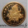 MEDAL - EUROPA COLLECTION - 01.01.2003 - 1 year of the euro - The goddess Europe riding a bull