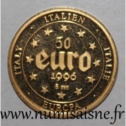 MEDAL - EUROPA COLLECTION - 50 EURO 1996 - ITALY - The Colosseum