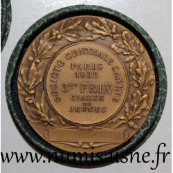 MÉDAILLE - 75 - PARIS - SOCIÉTÉ CENTRALE CANINE - 1932 - 3e prix