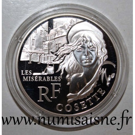 FRANCE - KM 1827 - 10 EURO 2011 - COSETTE - LES MISERABLES BY VICTOR HUGO - SECOND HAND