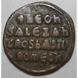 886 - LEON VI ET ALEXANDRE - FOLLIS - CONSTANTINOPLE - TRES BEAU +