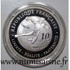 FRANCE - KM 1720 - 10 EURO 2010 - SUMMER GAMES - HANDBALL - SECOND HAND