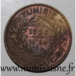 TUNESIEN - KM 248 - 2 FRANCS 1926 - AH 1345