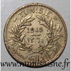 TUNESIEN - KM 248 - 2 FRANCS 1945 - AH 1364