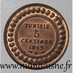 TUNISIE - KM 235 - 5 CENTIMES 1912 A - Muhammad al-Nasir - Protectorat français