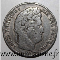 GADOURY 678 - 5 FRANCS 1843 W - Lille - TYPE LOUIS PHILIPPE 1er - KM 749 - FAUX EN ÉTAIN