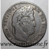 FRANKREICH - KM 749 - 5 FRANCS 1843 W - Lille - TYP LOUIS PHILIPPE 1er - FÄLSCHUNG IN ZIN