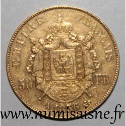 FRANCE - KM 785 - 50 FRANCS 1856 A - Paris - GOLD - NAPOLEON III