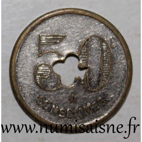 FRANCE - 59 - VALENCIENNES - MARCHAND - 50 c TO CONSUME
