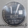 60 - OISE - CROUY EN THELLE - EURO DES VILLES - 1 EURO 1997