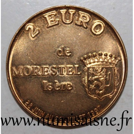 FRANCE - County 38 - MORESTEL - EURO OF CITIES - 2 EURO 1997