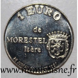 FRANCE - County 38 - MORESTEL - EURO OF CITIES - 1 EURO 1997
