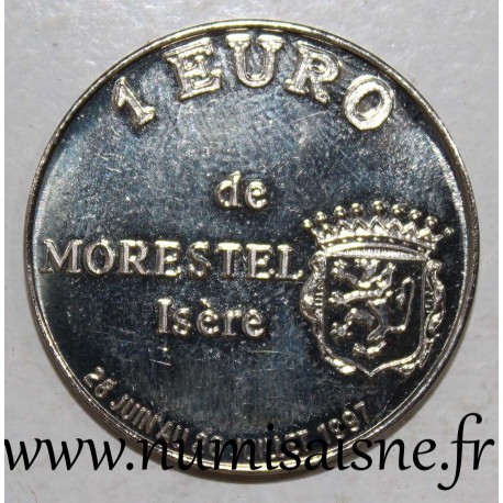 FRANCE - County 38 - MORESTEL - EURO OF CITIES - 1 EURO 1997