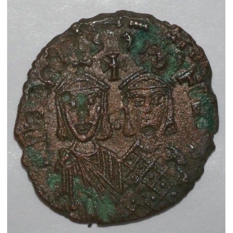 821 - 829 - MICHEL II ET THEOPHILE - FOLLIS - CONSTANTINOPLE - TRES BEAU +